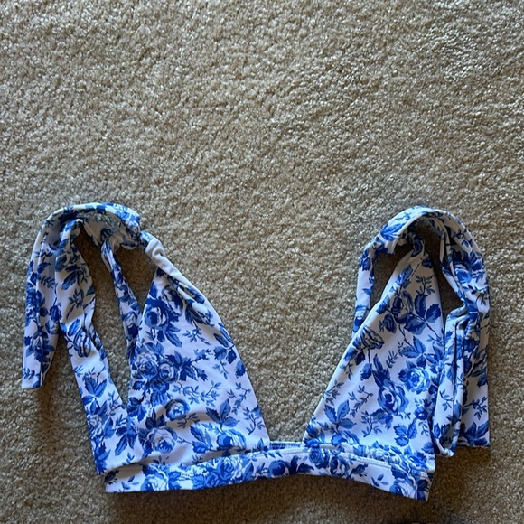 Lovers + Friends Blue Floral Bikini - Picture 2 of 4
